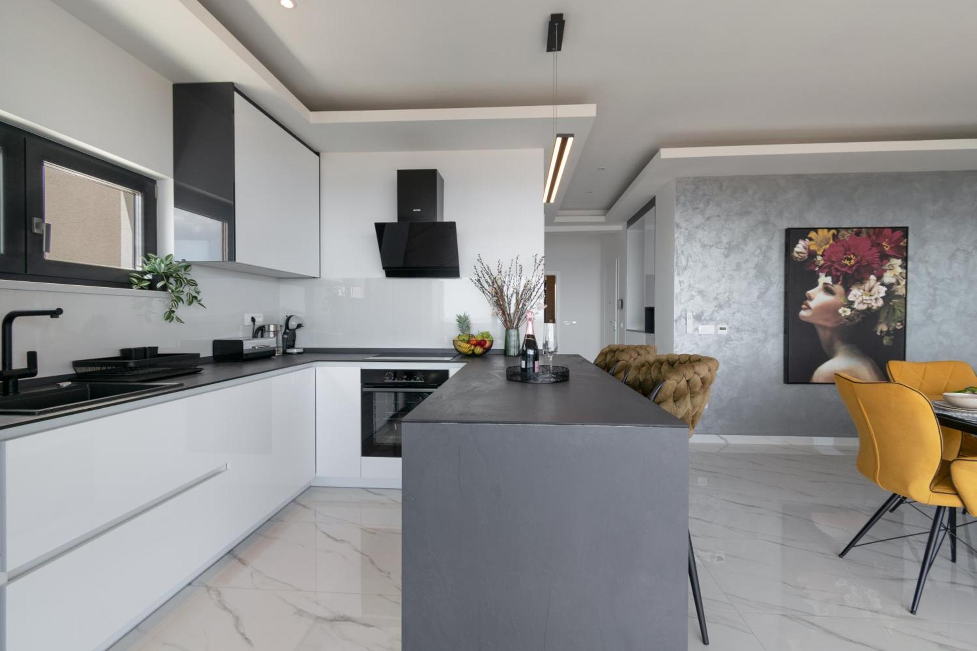 Apartmán Lux Penthouse Panoramic View With Jacuzzi Makarská Exteriér fotografie